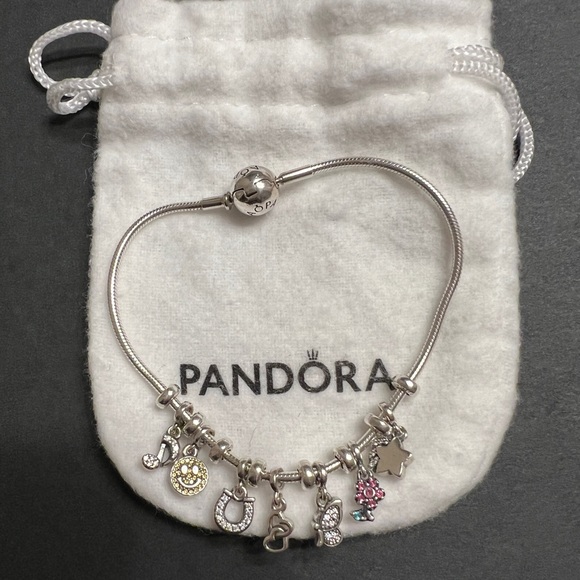 Authentic Pandora Me Bracelet with Charms - Picture 3 of 4